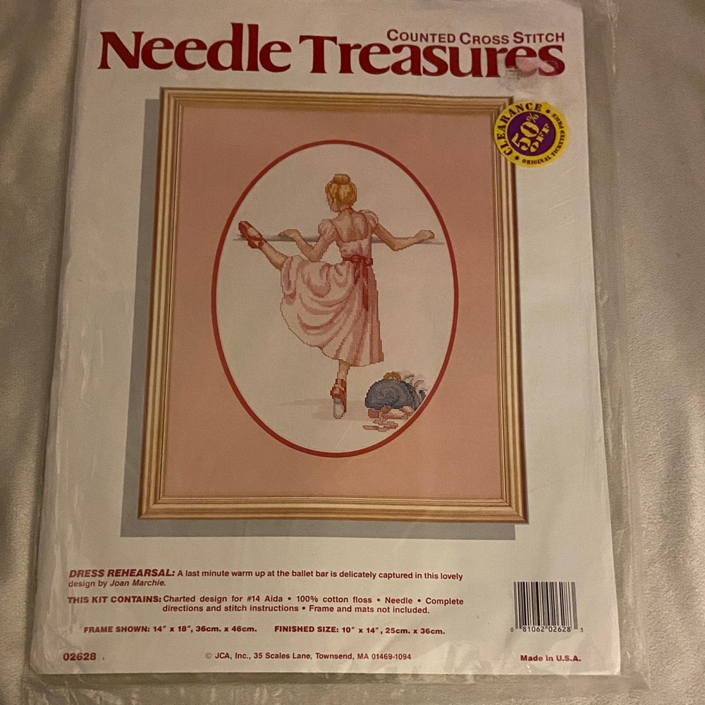 Counted Cross Stitch Kit - Ballerina Design